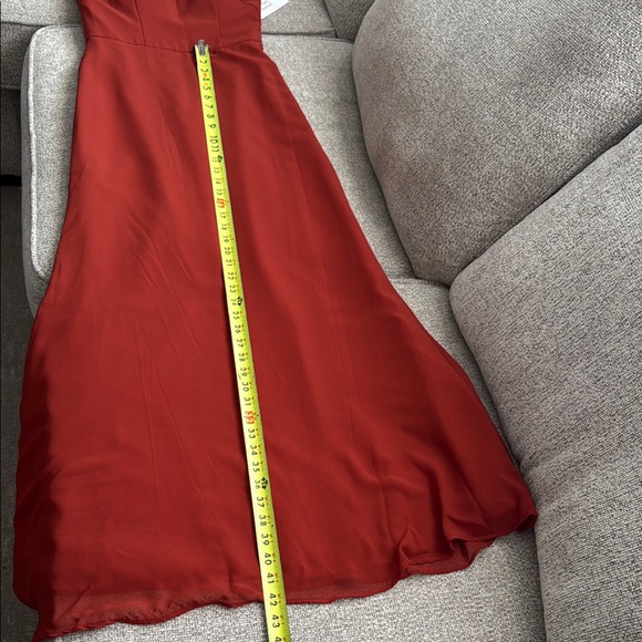 NWT| Hayley Paige Dress y ocasions color Siena/siena style no: 52014 - Picture 9 of 15
